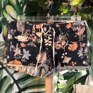 Dakine jean lace up shorts